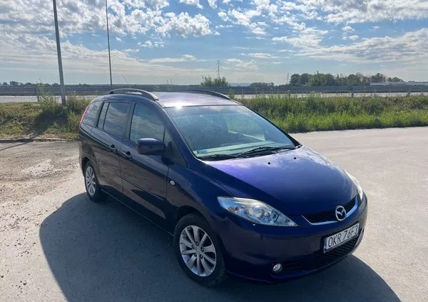 samochody osobowe Mazda 5 cena 6390 przebieg: 200000, rok produkcji 2005 z Ostrołęka